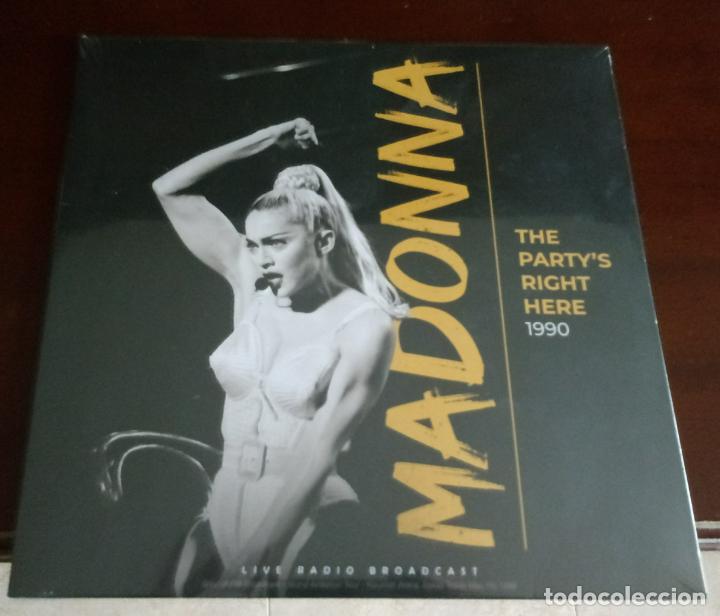 Discos de vinilo: MADONNA - THE PARTYS RIGHT HERE 1990 - LP - Foto 1