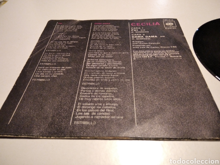 Discos de vinilo: Single ,Cecilia - Foto 4