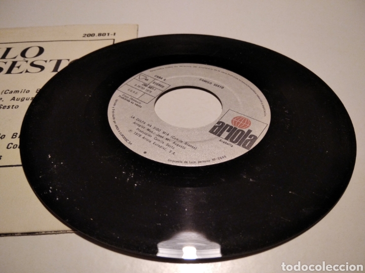 Discos de vinilo: Camilo Sesto, el amor de mi vida - Foto 4