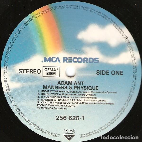 Discos de vinilo: LP - Adam Ant &lrm;&ndash; Manners & Physique - Germany version - Foto 2