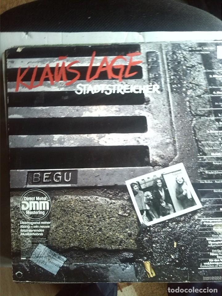 Discos de vinilo: KLA&Uuml;S LAGE STADTSTREICHER 1983 - Foto 2