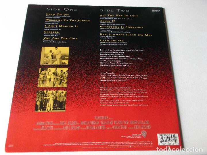 Discos de vinilo: LEAN ON ME, BANDA SONORA, 1989 - Foto 4
