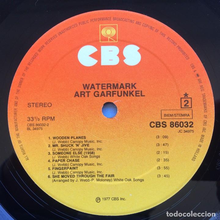 Discos de vinilo: Art Garfunkel &lrm;&ndash; Watermark Holanda,1977 CBS - Foto 5