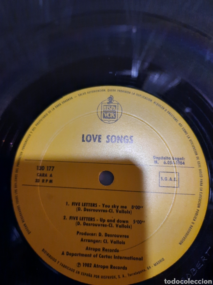 Discos de vinilo: Five letters / Sharon Redd / D-train - Love song - Foto 3