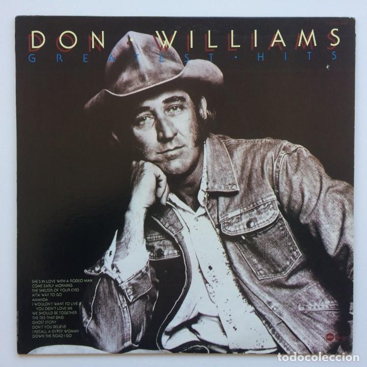 Discos de vinilo: Don Williams &lrm;&ndash; Greatest Hits USA ABC DOT - Foto 1