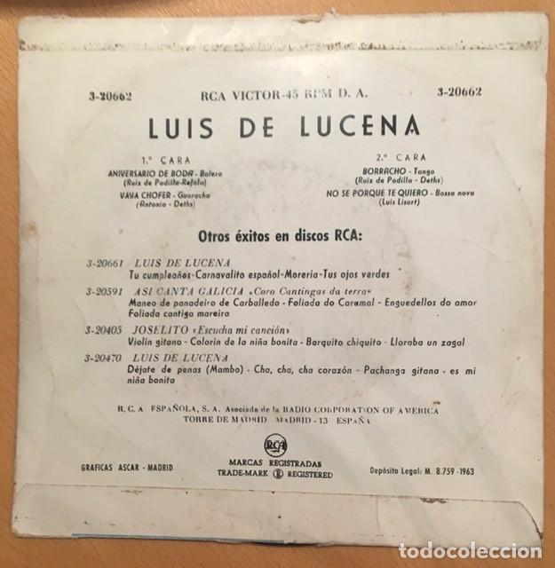Discos de vinilo: LUIS LUCENA - 1963 - Foto 2