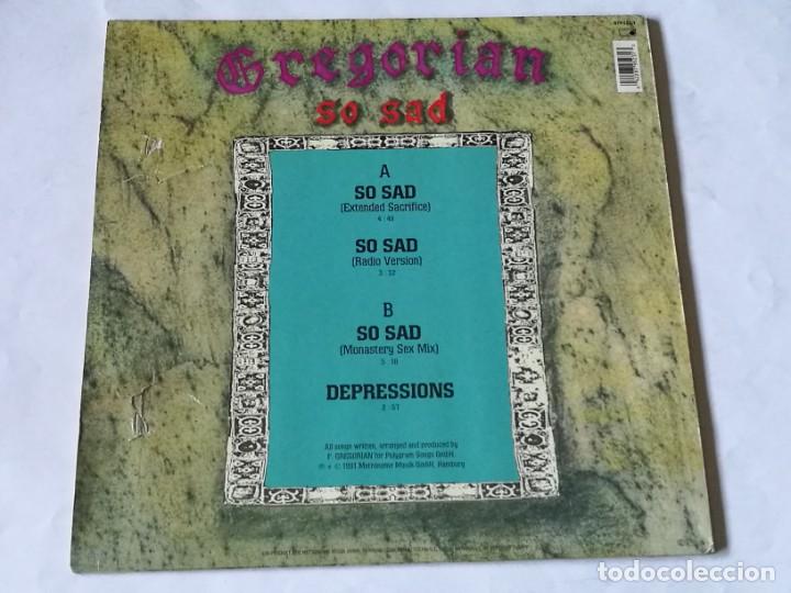 Discos de vinilo: Gregorian - So Sad - 1991 - Foto 2