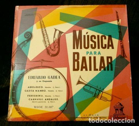 EDUARDO GADEA Y SU ORQUESTA (EP. AÑOS 50) (NUEVO) MAMBO - MUSICA PARA BAILAR - ABRILESCO - CARNAVAL (Música - Discos de Vinilo - EPs - Orquestas)