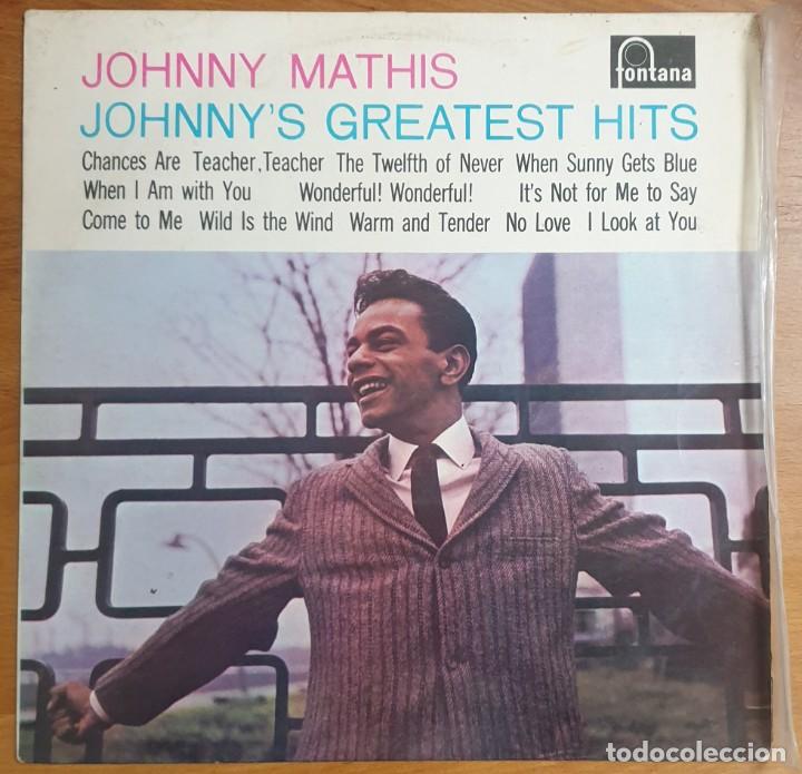 Discos de vinilo: LP Johnny Mathis Greatest Hits - Foto 1