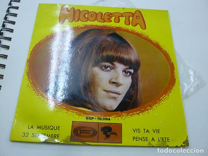 Discos de vinilo: NICOLETTA - LA MUSIQUE - EP - N - Foto 1