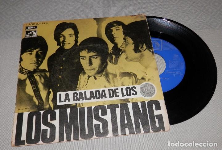Discos de vinilo: UN VINILLO SINGLE DE LA BANDA LOS MUSTANG - Foto 1