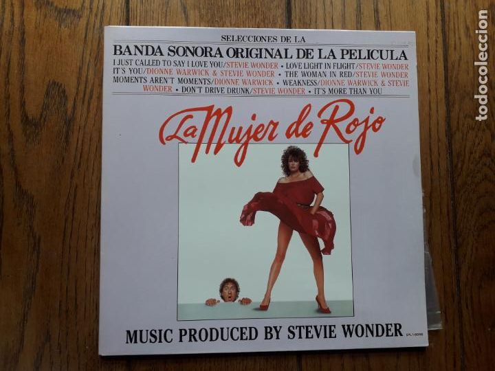 Discos de vinilo: Stevie wonder - la mujer de rojo - Foto 1