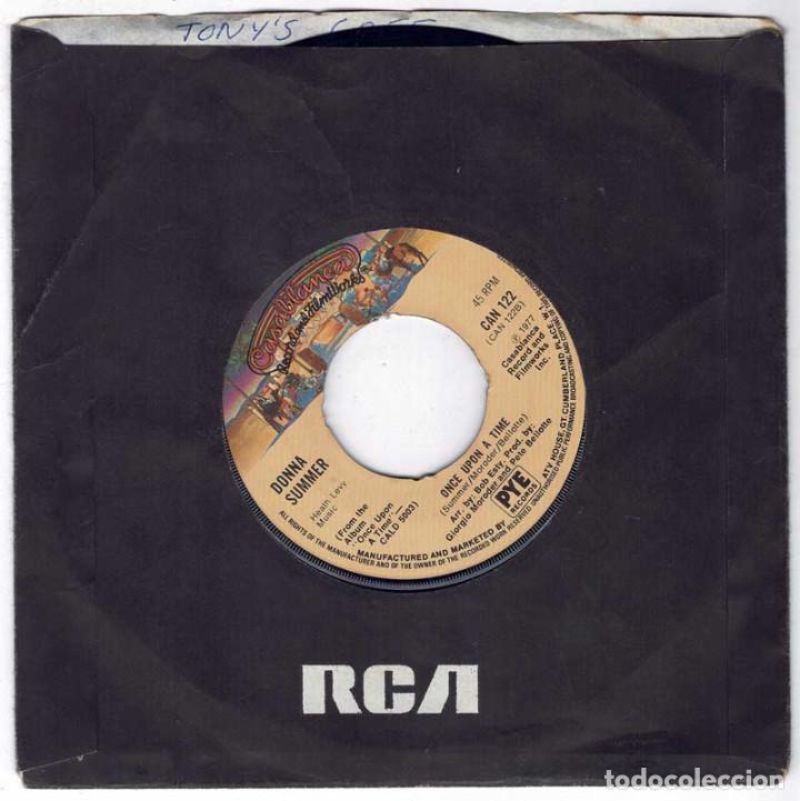 Discos de vinilo: Donna Summer - Rumour has it. Once upon a time. Single - Foto 2