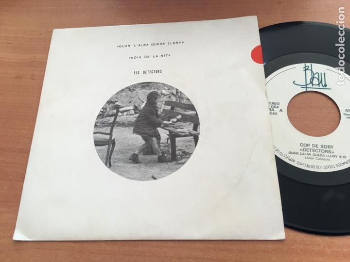 Disques de vinyle: COP DE SORT ELS DETECTORS (QUAN L'ALBA QUEDA LLUNY) SINGLE ESPA&Ntilde;A 1989 (EPI19)