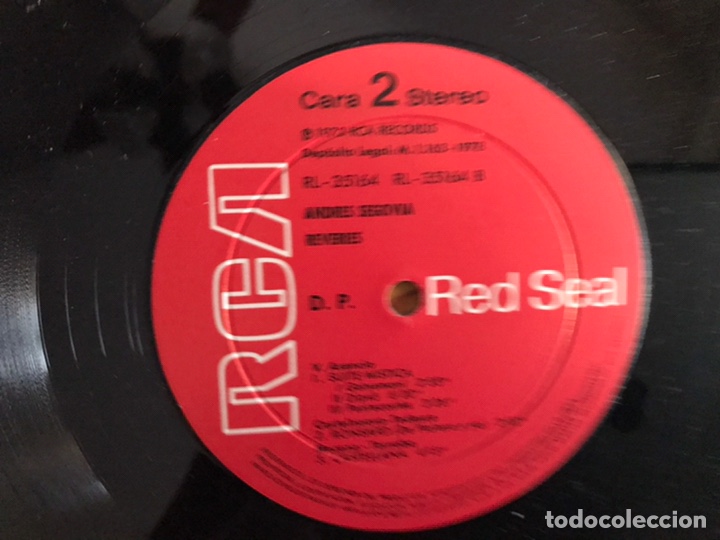 Discos de vinilo: Reveries. Andr&eacute;s Segovia - Foto 4