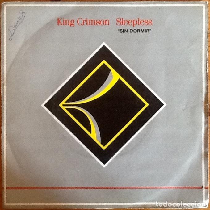 Discos de vinilo: KING CRIMSON : SLEEPLESS [EG - ESP 1984] 7 - Foto 1