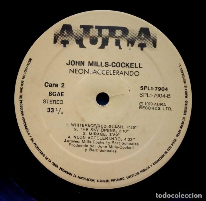 Discos de vinilo: JOHN MILLS-COCKELL - neon accelerando - LP 1979 - AURA - Foto 3