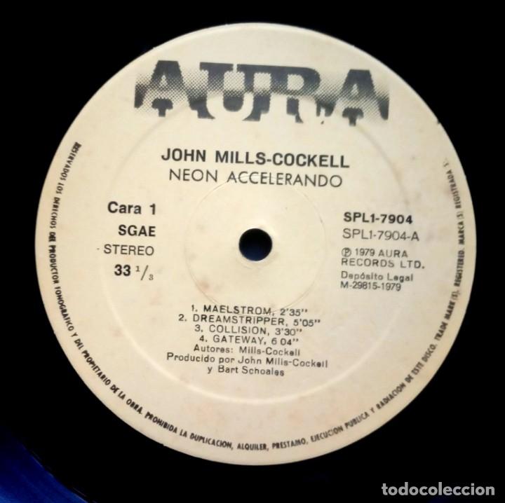 Discos de vinilo: JOHN MILLS-COCKELL - neon accelerando - LP 1979 - AURA - Foto 4