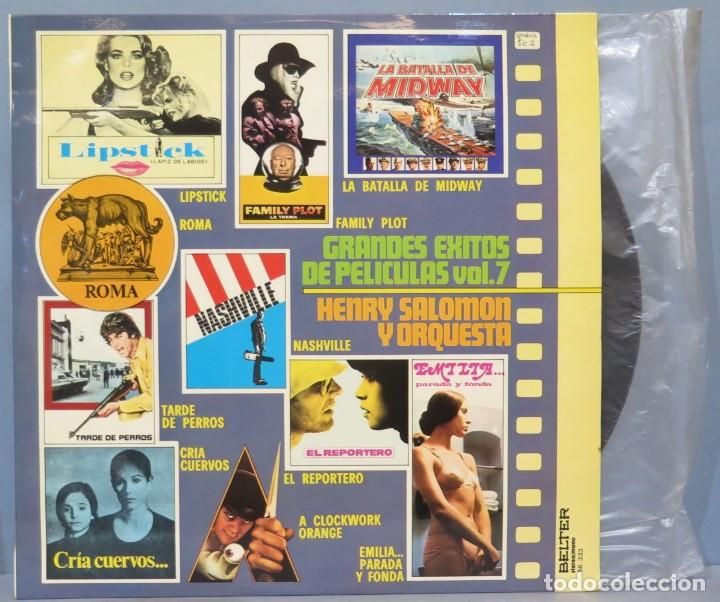 Discos de vinilo: LP. GRANDES EXITOS DE PEL&Iacute;CULAS. VOL. 7 - Foto 1