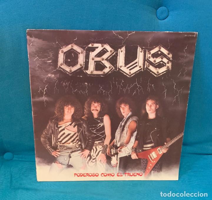 Discos de vinilo: Obus &lrm;&ndash; Poderoso Como El Trueno. DISCO VINILO. ESTADO VG / VG+.1982 - Foto 1