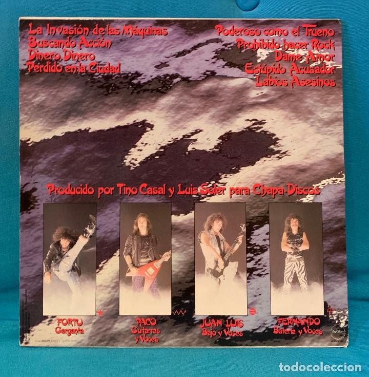 Discos de vinilo: Obus &lrm;&ndash; Poderoso Como El Trueno. DISCO VINILO. ESTADO VG / VG+.1982 - Foto 2