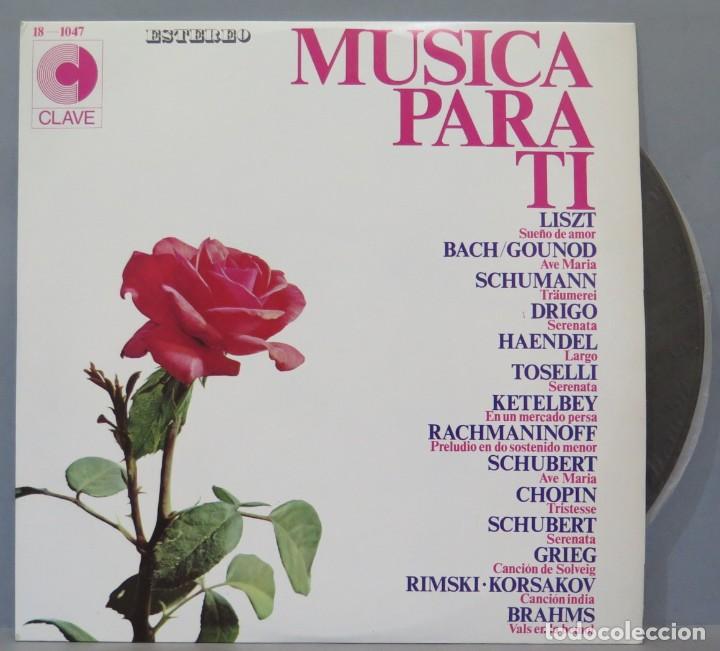 Vinyl records: LP. MUSICA PARA TI. CLAVE