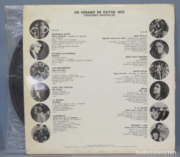 Discos de vinilo: LP. UN VERANO DE EXITOS. 1979 - Foto 2