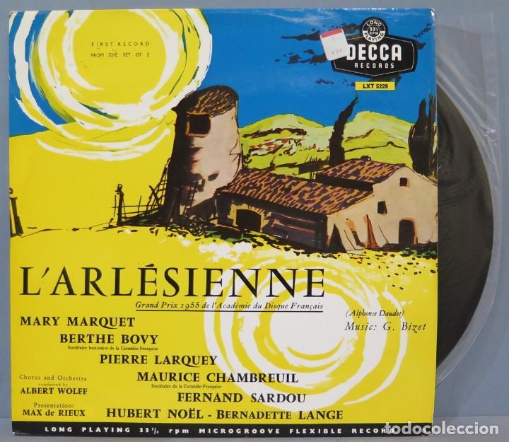 Discos de vinilo: LP. L&acute;ARLESIENNE - Foto 1