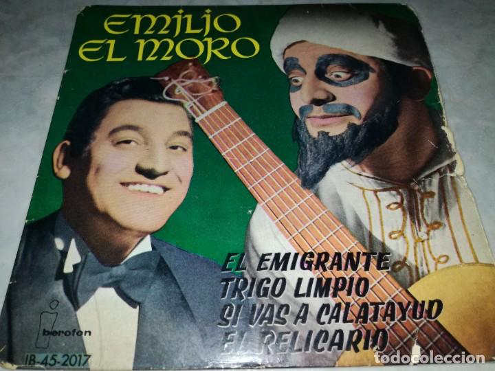 Discos de vinilo: EMILIO EL MORO-EL EMIGRANTE - Foto 1