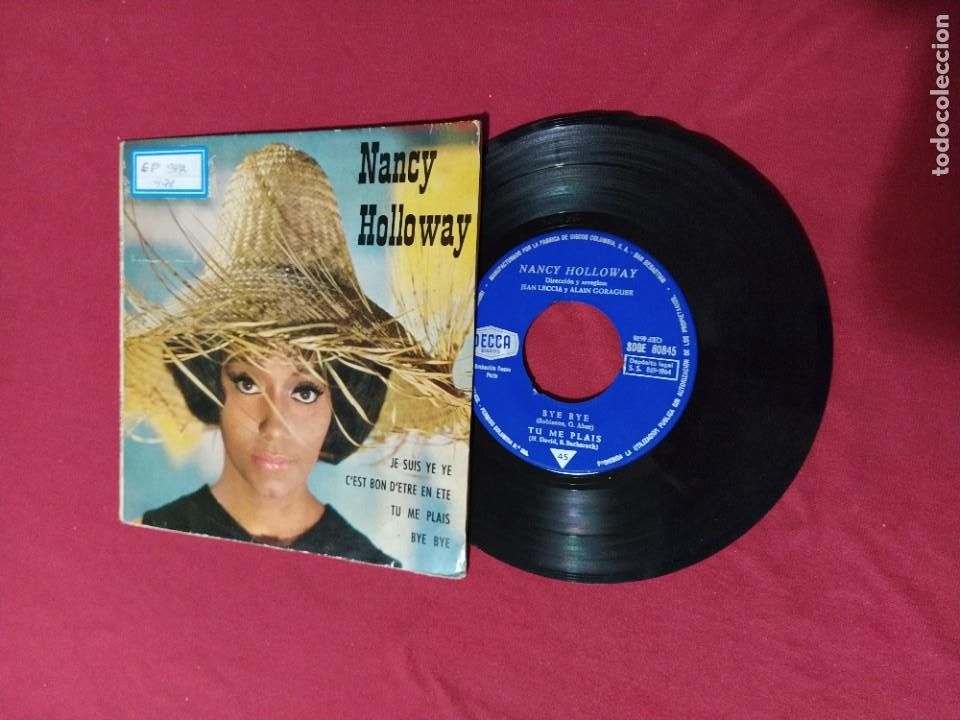 Discos de vinilo: NANCY HOLLOWAY EP Bye bye Mr. Guy + 3 SPA 1964 - Foto 1