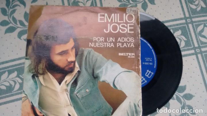 Discos de vinilo: SINGLE (VINILO) DE EMILIO JOSE A&Ntilde;OS 70 - Foto 1