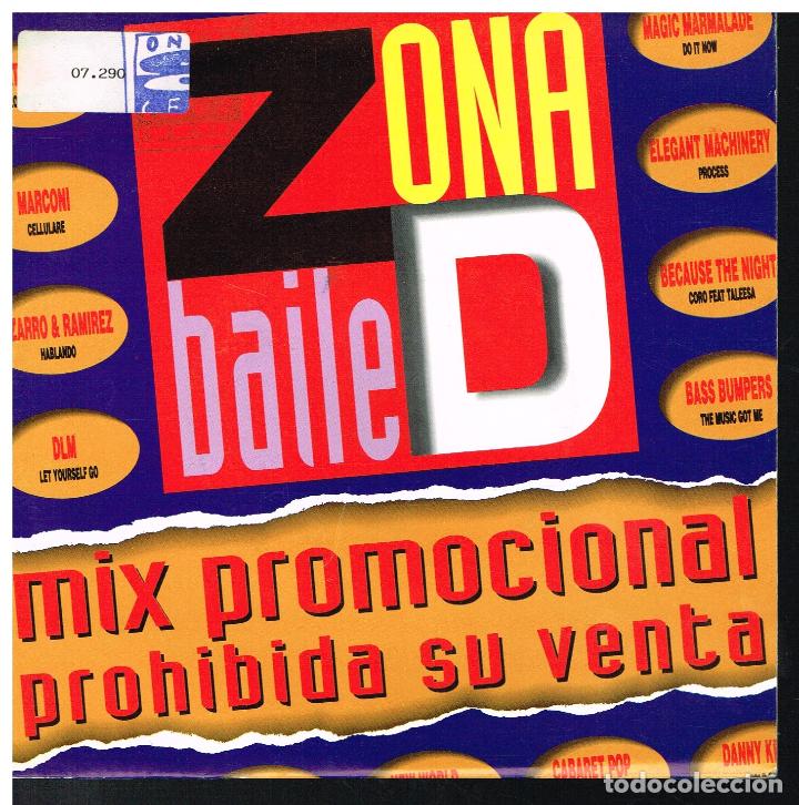 Discos de vinilo: ZONA DE BAILE, MIX - SINGLE 1992 - PROMO - Foto 1