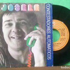 Discos de vinilo: JOSELE - CONFERENCIA CON DRACULA - SINGLE - LIMPIO CON ALCOHOL ISOPROPÍLICO. Lote 225751645