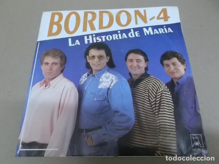 Discos de vinilo: BORDON 4 (SINGLE) LA HISTORIA DE MARIA A&Ntilde;O 1991 - Foto 1