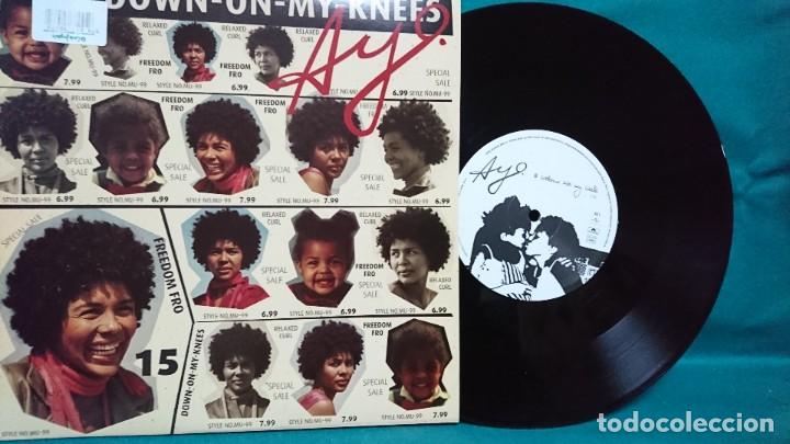 Discos de vinilo: DISCO VINILO, AYA DOWN-ON-MY-KNEES - Foto 3