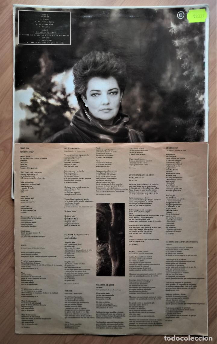 Discos de vinilo: AMAYA - VOLVER - LP 1986 - Foto 3