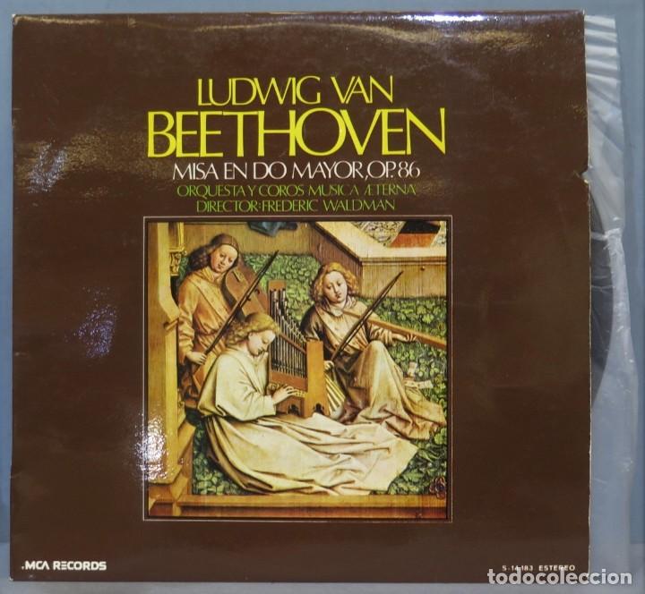 Discos de vinilo: LP. BEETHOVEN. MISA EN DO MAYOR OP. 86 - Foto 1