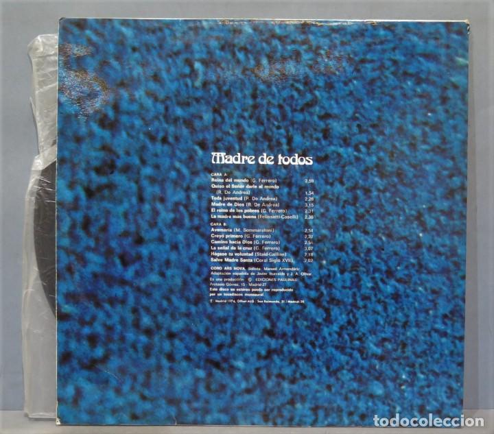 Discos de vinilo: LP. MADRE DE TODOS. CORO ARS NOVA - Foto 2