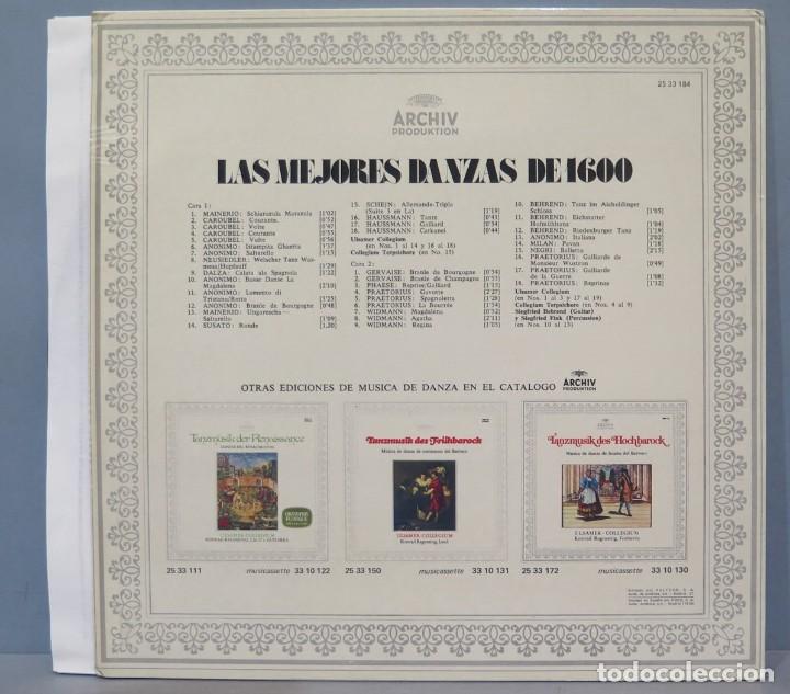 Discos de vinilo: LP. LAS MEJORES DANZAS DE 1600 - Foto 2