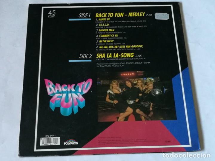 Discos de vinilo: Back To Fun - Back To Fun Medley - 1989 - Foto 2
