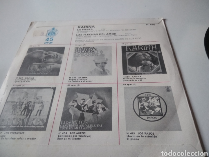 Discos de vinilo: karina, la fiesta, single - Foto 3