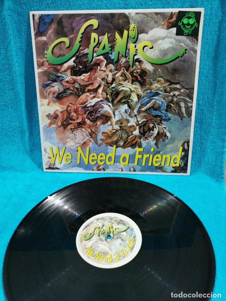Discos de vinilo: Spanic &rdquo;We Need A Friend&rdquo; Maxi 12&rdquo; - Foto 1