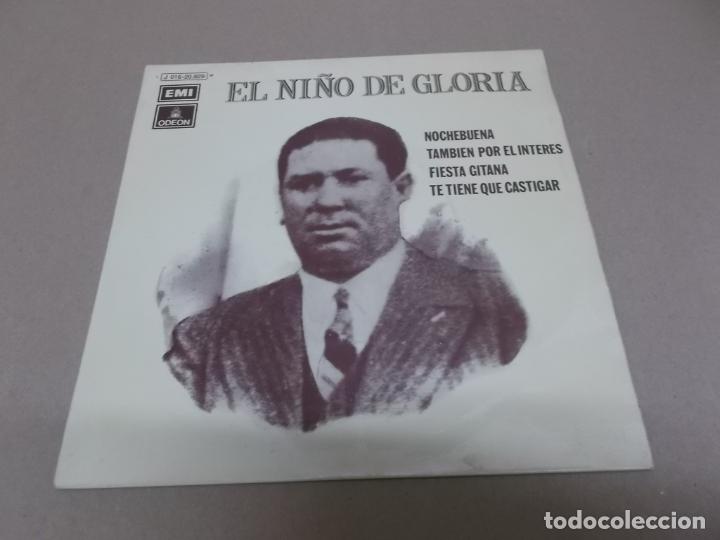 Disques de vinyle: NI&Ntilde;O DE GLORIA (EP) NOCHEBUENA A&Ntilde;O 1972