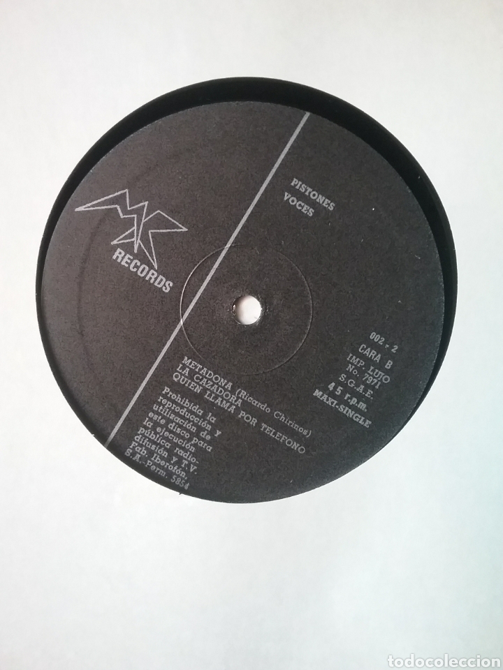 Discos de vinilo: PISTONES 1982 MR RECORDS - Foto 3