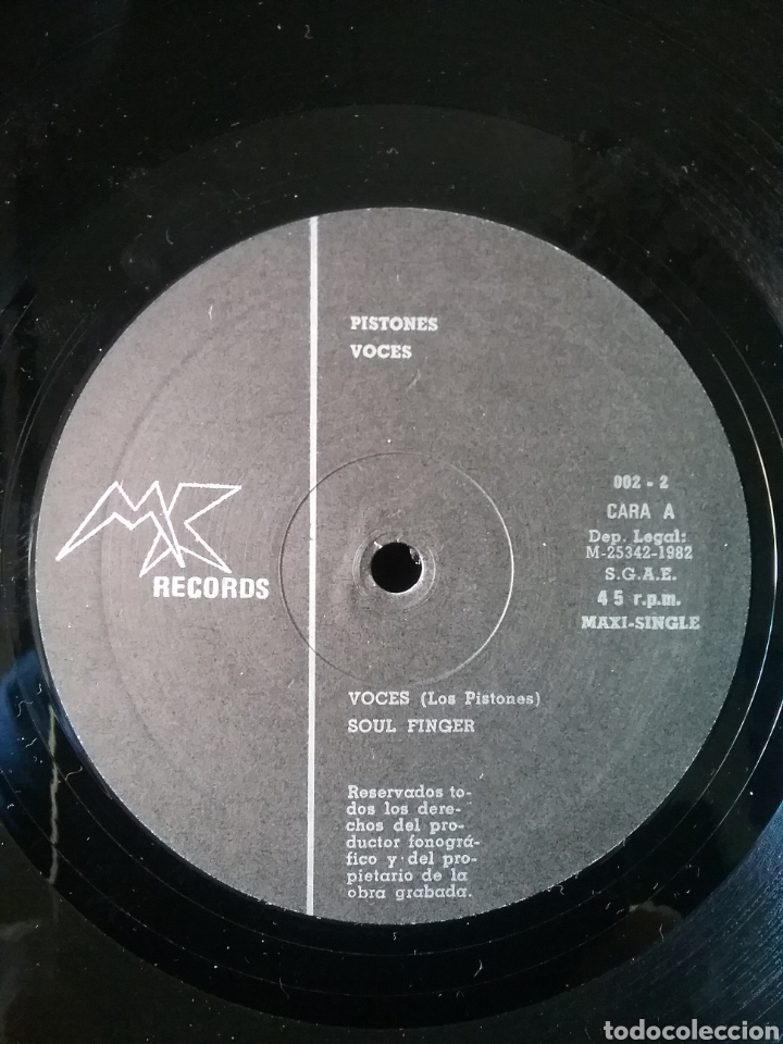 Discos de vinilo: PISTONES 1982 MR RECORDS - Foto 4