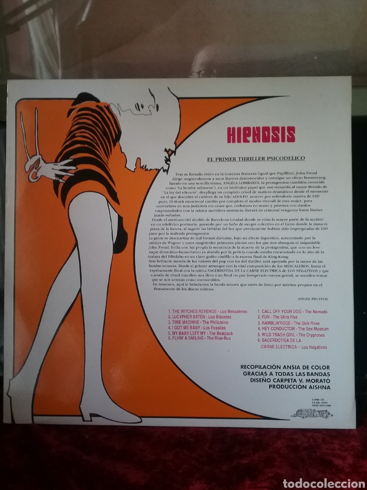 Discos de vinilo: HIPNOSIS 1991 LA ISLA DE LA TORTUGA RECORDS - Foto 2