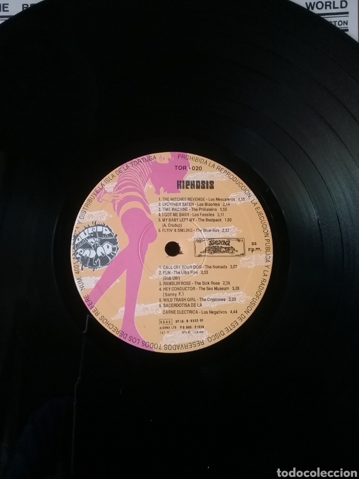 Discos de vinilo: HIPNOSIS 1991 LA ISLA DE LA TORTUGA RECORDS - Foto 9