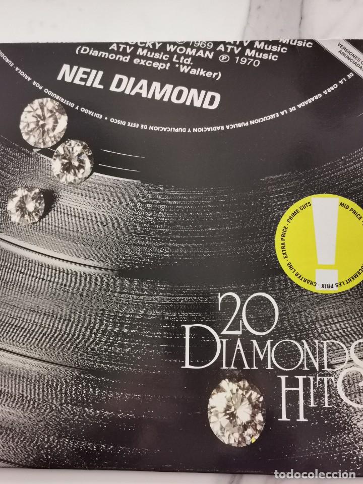 Discos de vinilo: NEIL DIAMOND - 20 DIAMONDS HIT - Foto 1