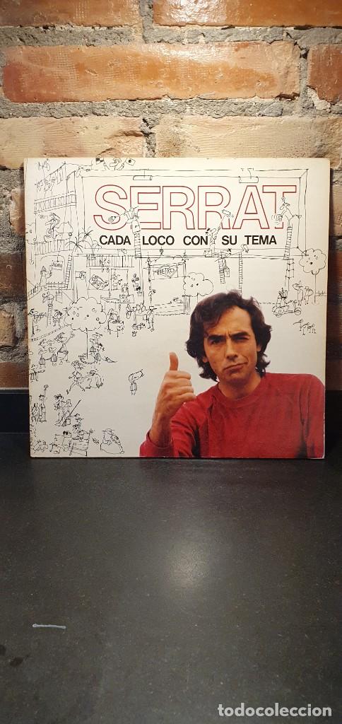 Discos de vinilo: SERRAT CADA LOCO CON SU TEMA LP - Foto 1