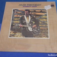 Discos de vinilo: LOCH01 LP COUNTRY USA CIRCA 1968 SLIM WHITMA RAMBLING ROSE BUEN ESTADO. Lote 226113835